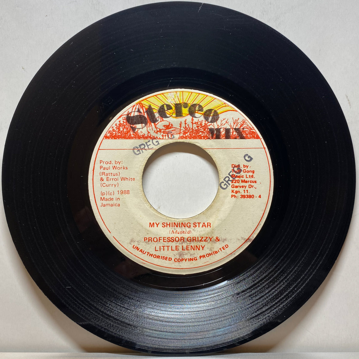 Professor Grizzy & Little Lenny / My Shining Star | VINYL7 RECORDS