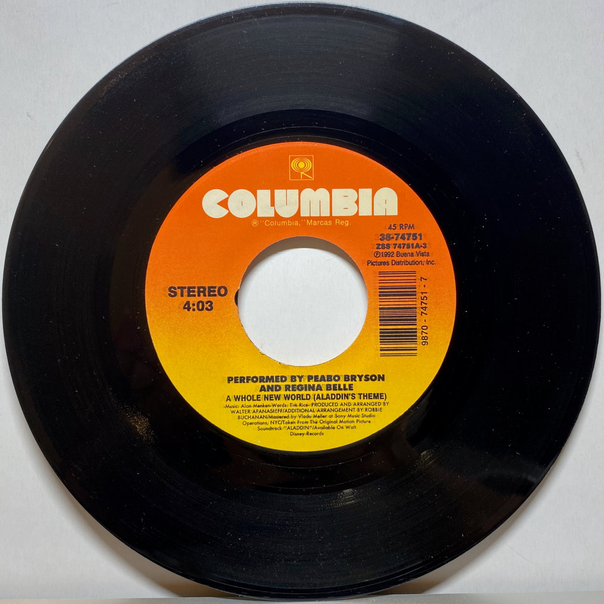 реджина белль a whole new world aladdin's theme