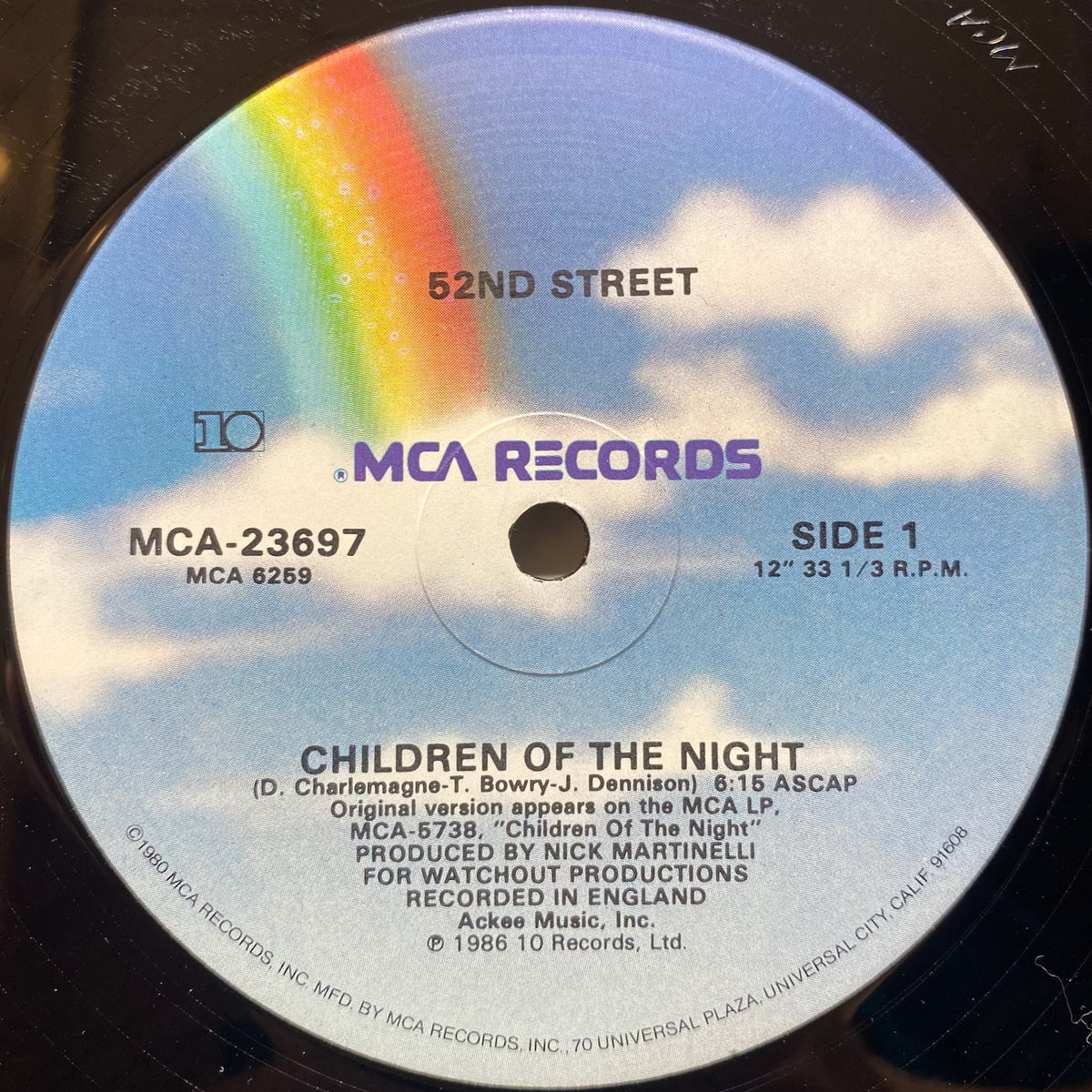 52nd Street / Children Of The Night | VINYL7 RECORDS