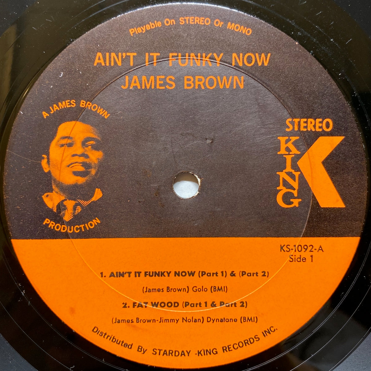 ANDY COOPER IT WAS JAMES BROWN 7インチレコード ANDY COOPER / IT WAS JAMES BROWN (MARBLED BLACK PROMO VINYL) / 7