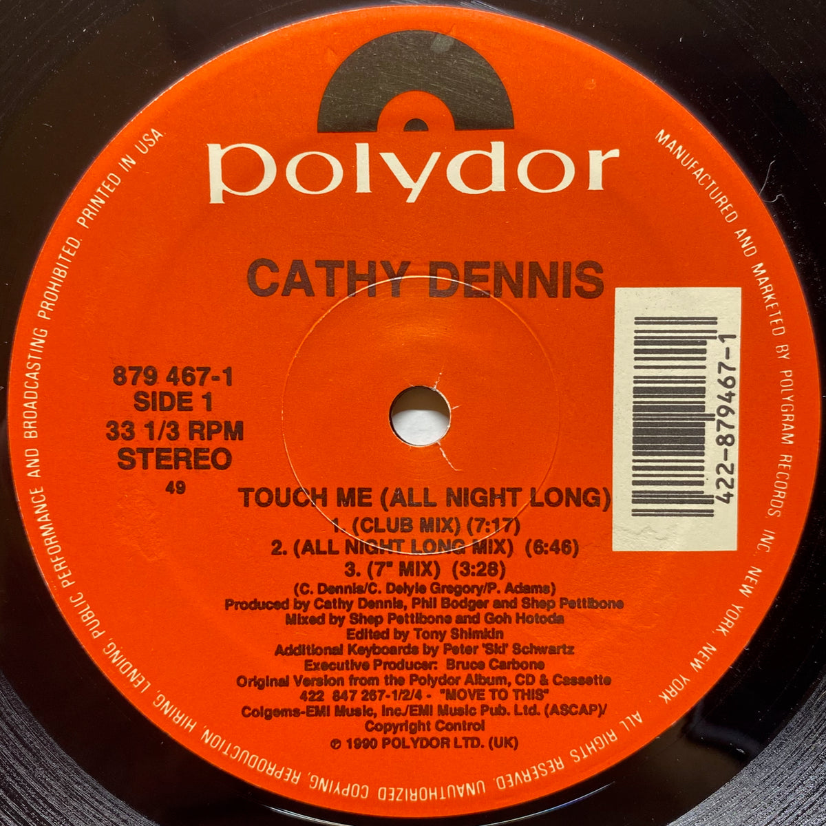 cathy dennis - touch me
