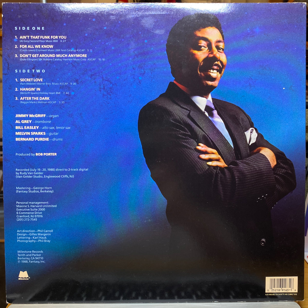 Jimmy McGriff / Blue To The 'Bone | VINYL7 RECORDS