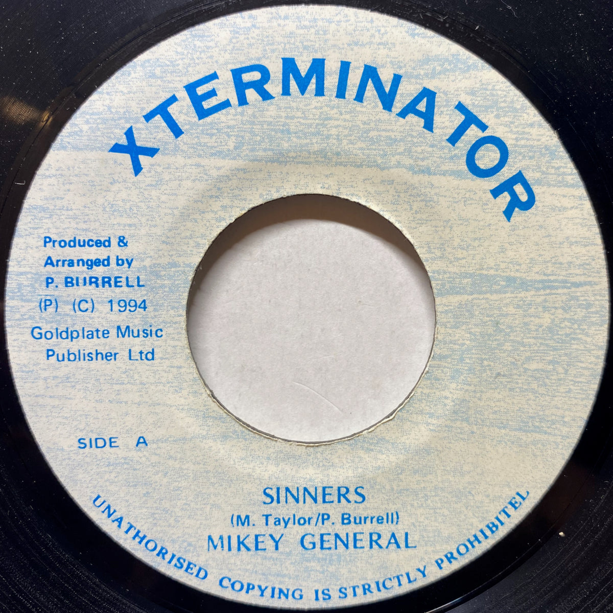 MIKEY GENERAL / SINNERS レゲエ レコード Mikey General / Sinners | VINYL7 RECORDS