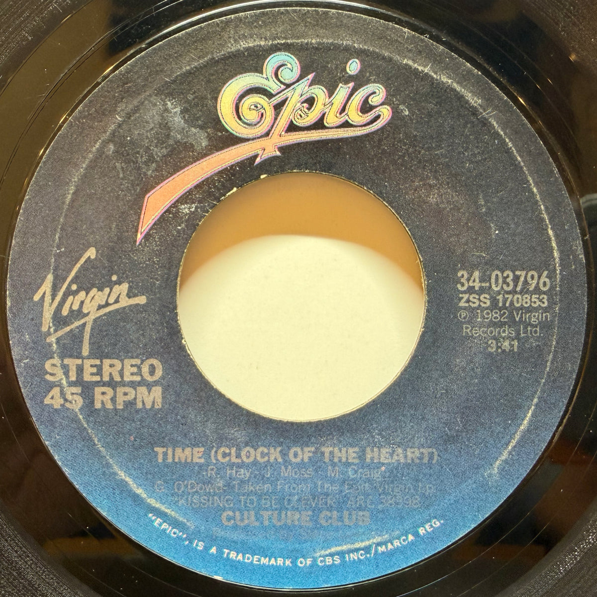 Time (Clock Of The Heart) - Culture Club | VINYL7 RECORDS
