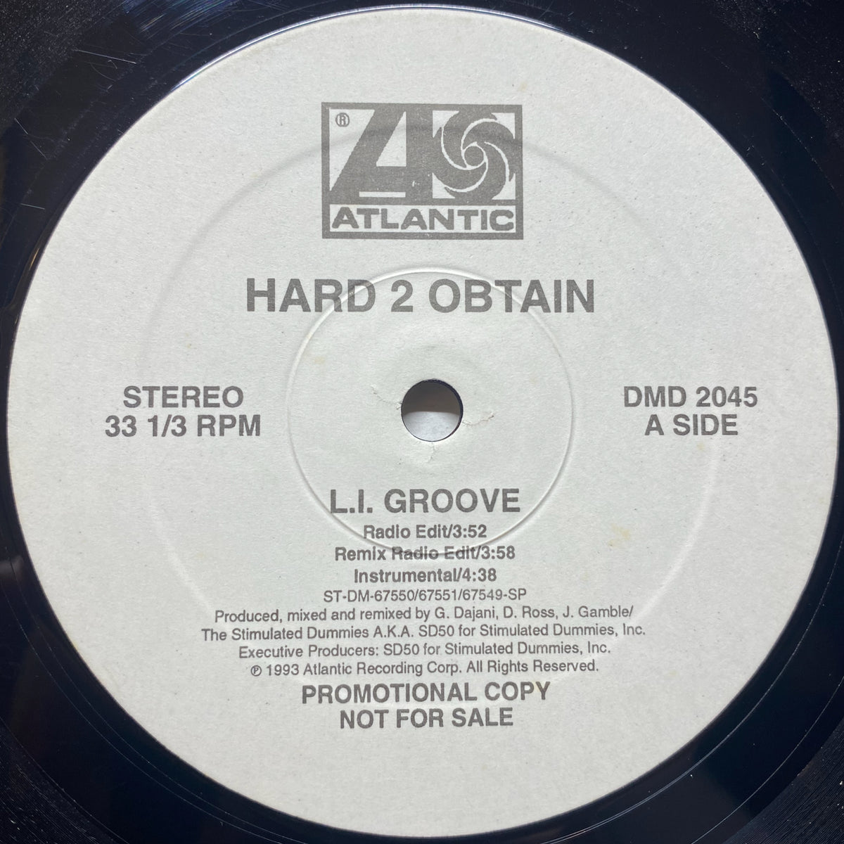 Hard 2 Obtain / L.I. Groove | VINYL7 RECORDS