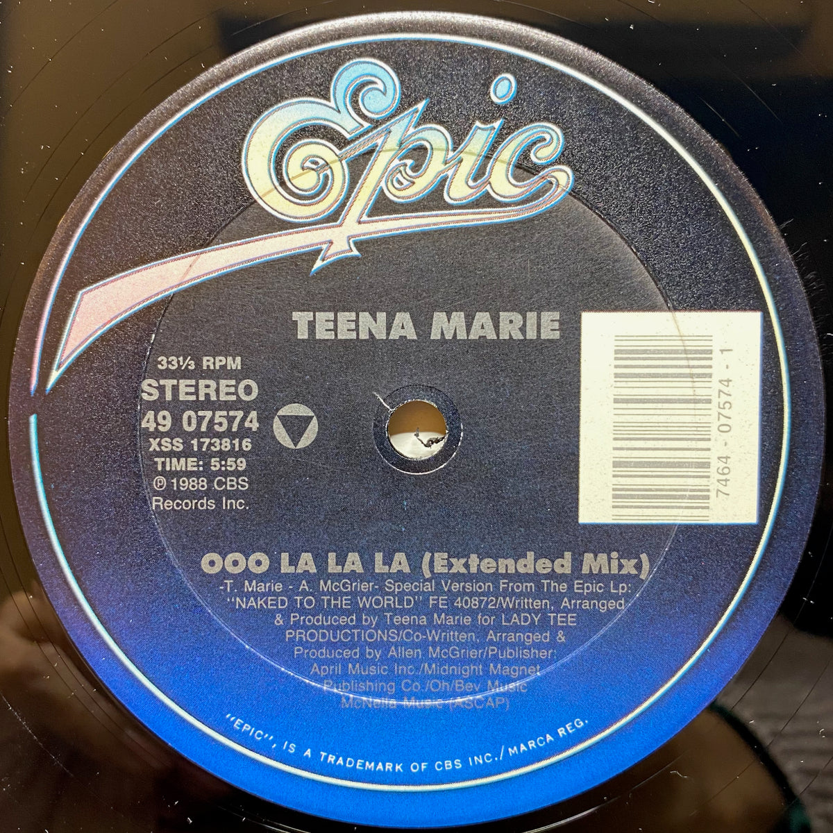 半額　THE MUSIC LPレコード Teena Marie / Ooo La La La | VINYL7 RECORDS