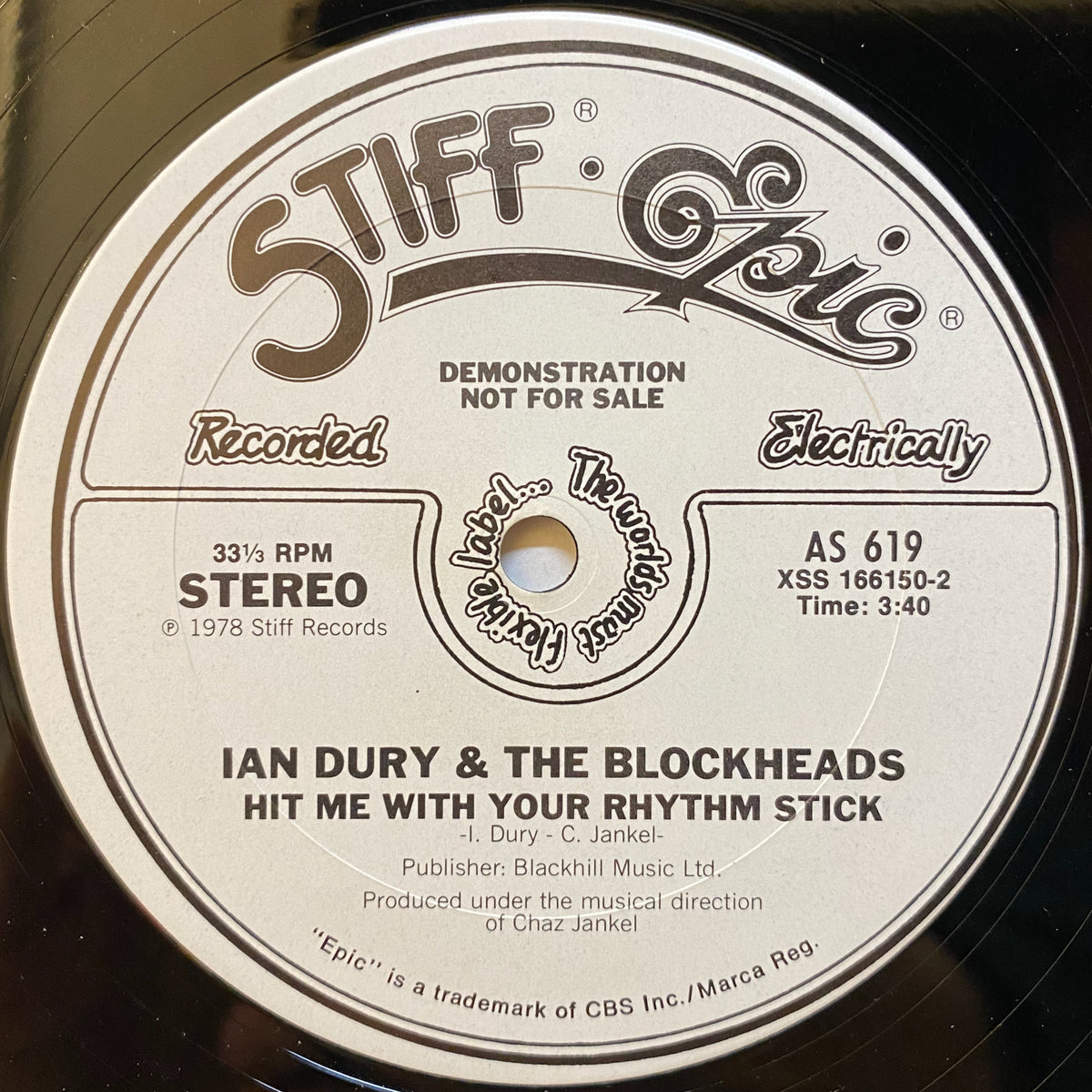 Ian Dury & The Blockheads / Hit Me With Your Rhythm Stick | VINYL7