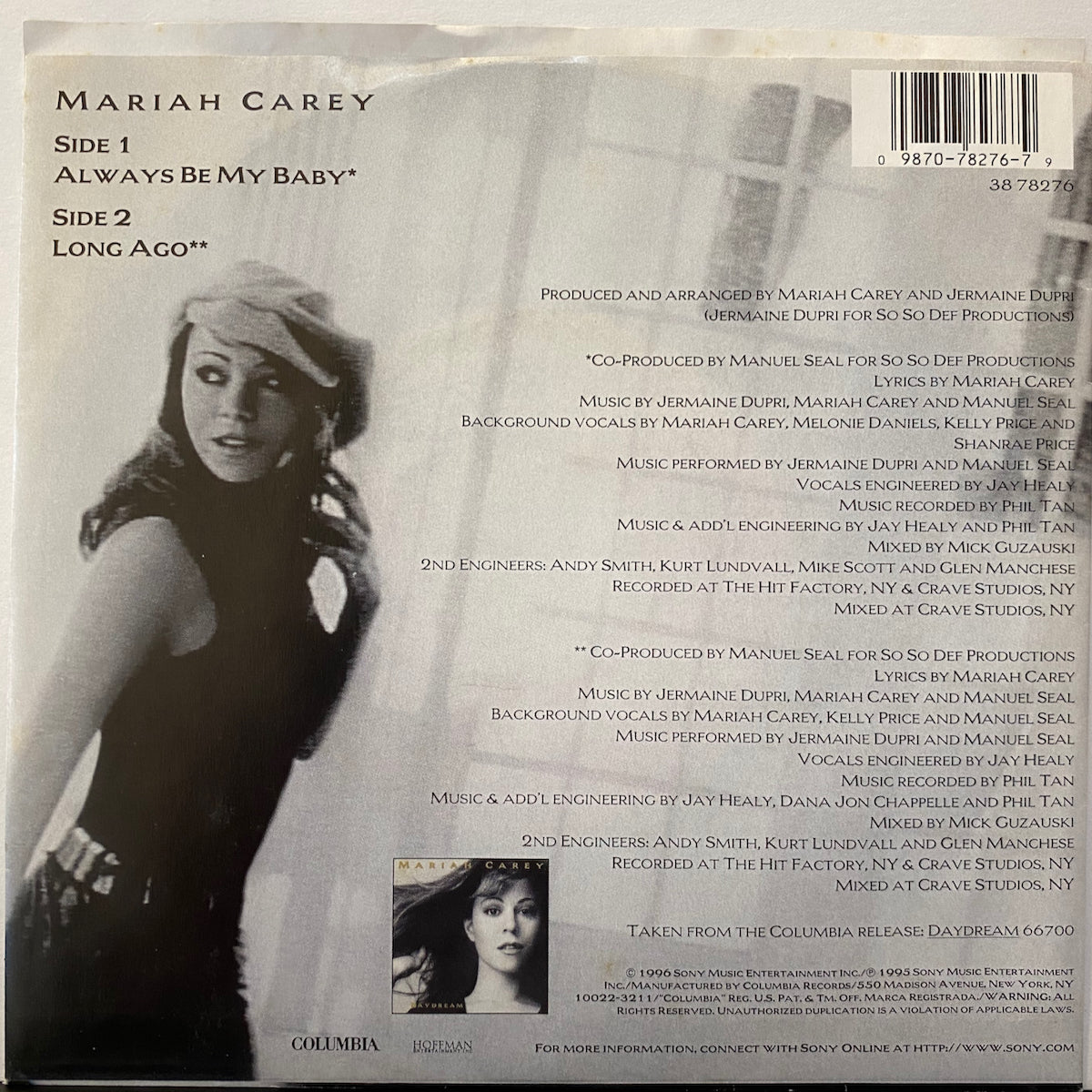 Mariah Carey / Always Be My Baby | VINYL7 RECORDS