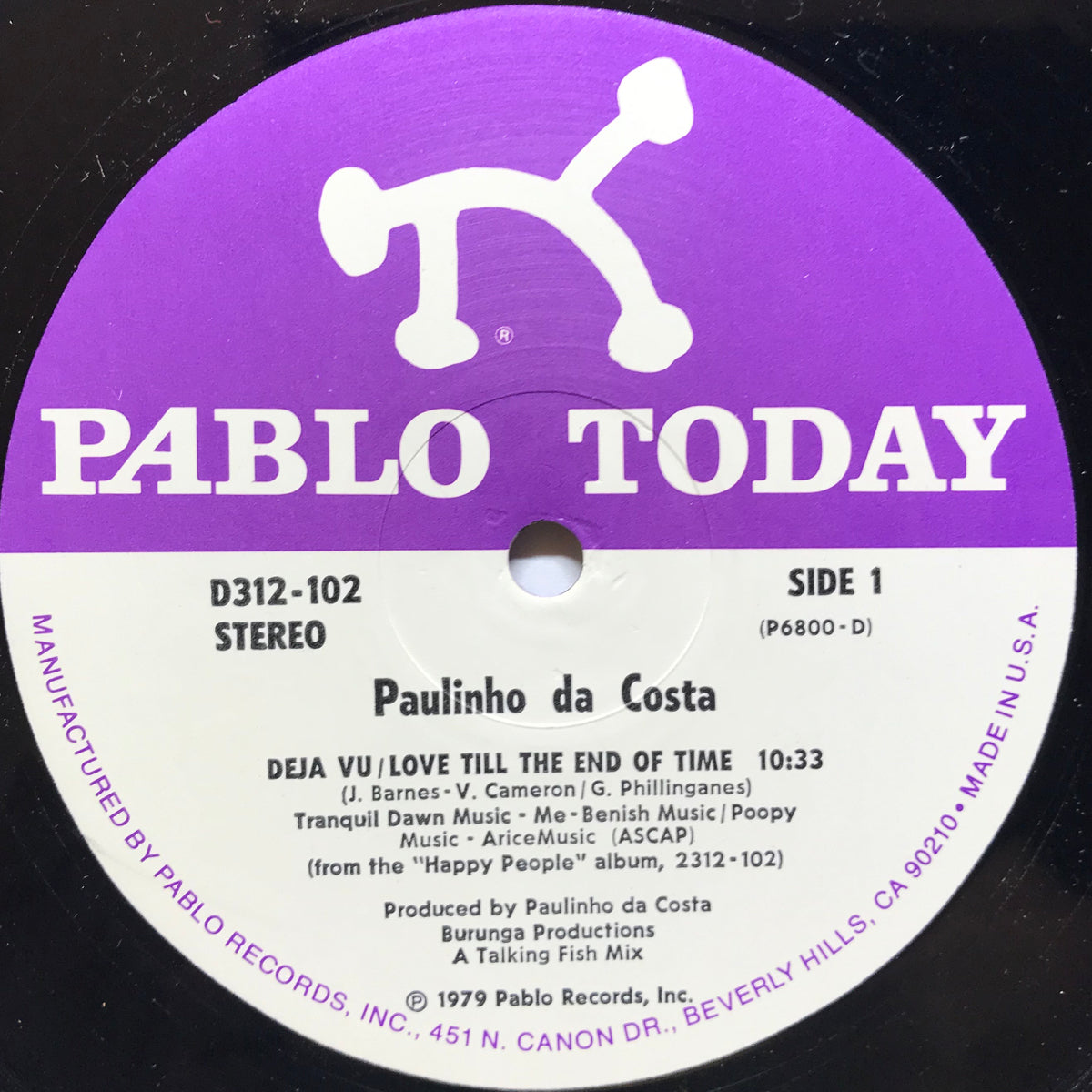 Paulinho Da Costa / Deja Vu / Love Till The End Of Time | VINYL7 