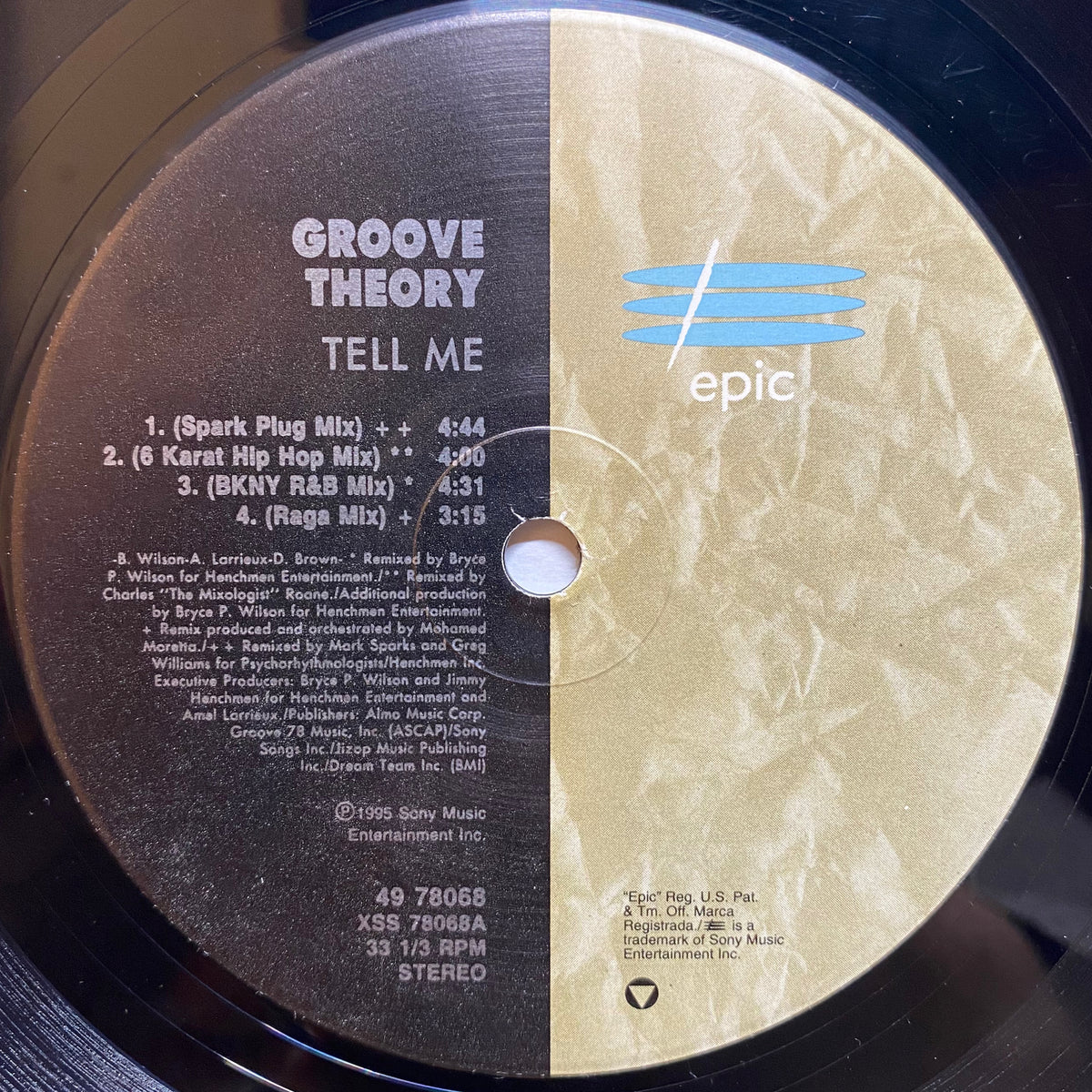 Groove Theory / Tell Me (Remixes) | VINYL7 RECORDS