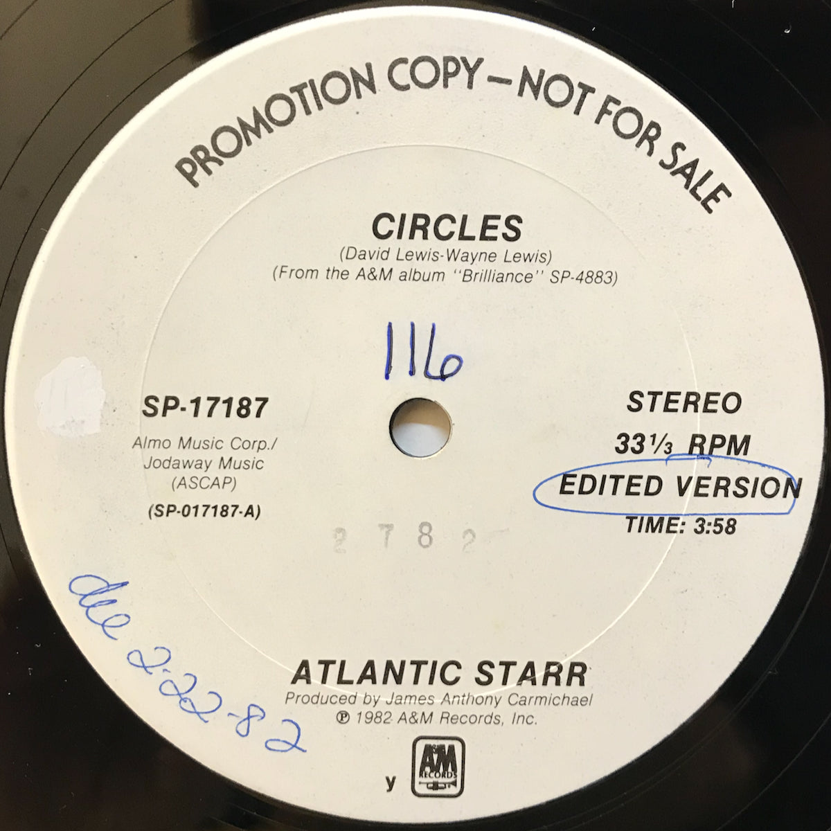 Atlantic Starr / Circles | VINYL7 RECORDS