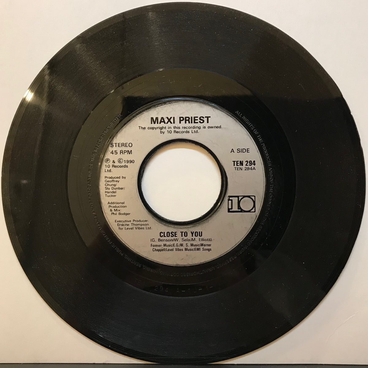 Maxi Priest / Close To You | VINYL7 RECORDS