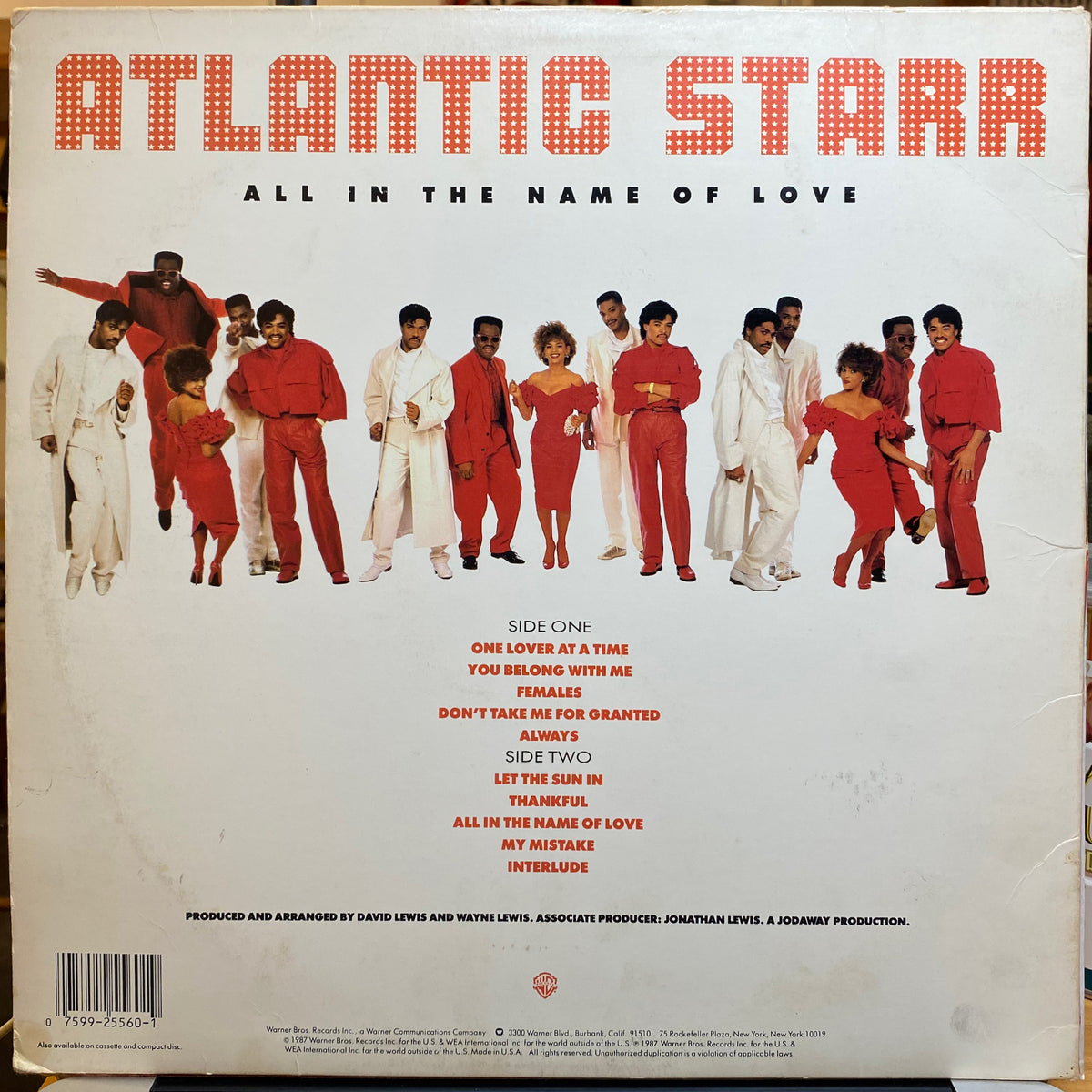 ■■Atlantic Starr / YOU 12” レコード■■ ATLANTIC STARR - YOU (EXTENDED MIX) - 12