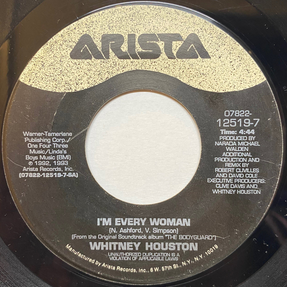 Whitney Houston / I'm Every Woman | VINYL7 RECORDS