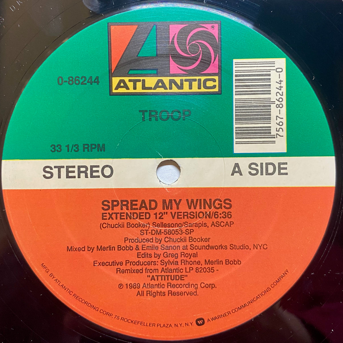 Troop - Spread My Wingsレコード
