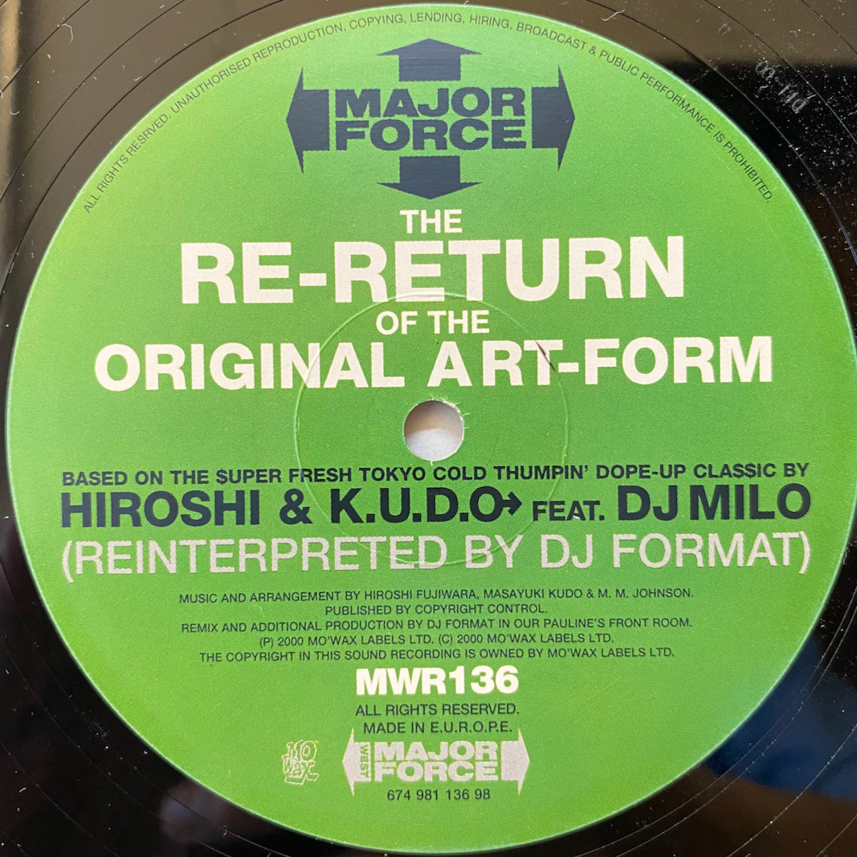 Major Force / The Re-Return Of The Original Art-Form