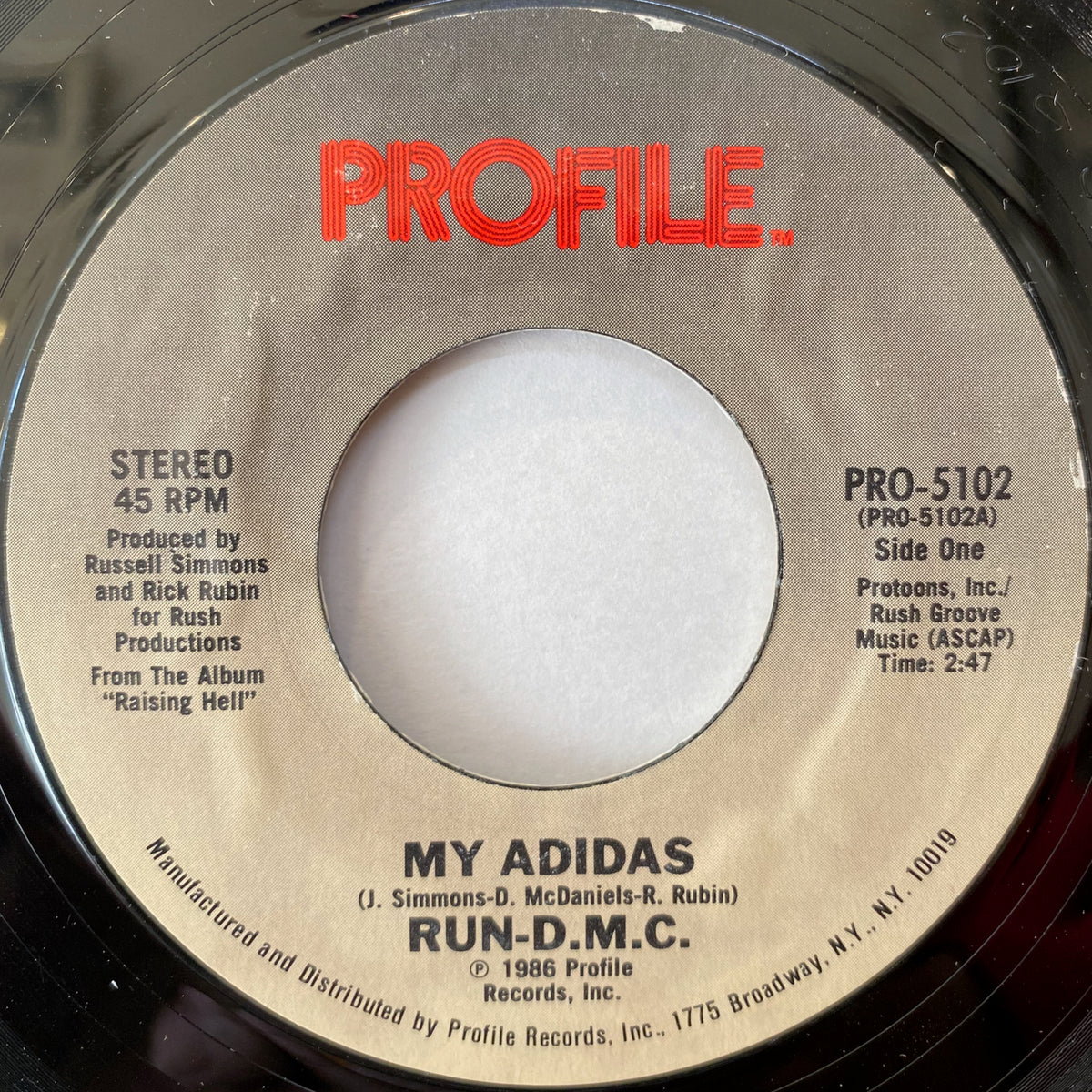 Run-D.M.C. / My Adidas / Peter Piper | VINYL7 RECORDS