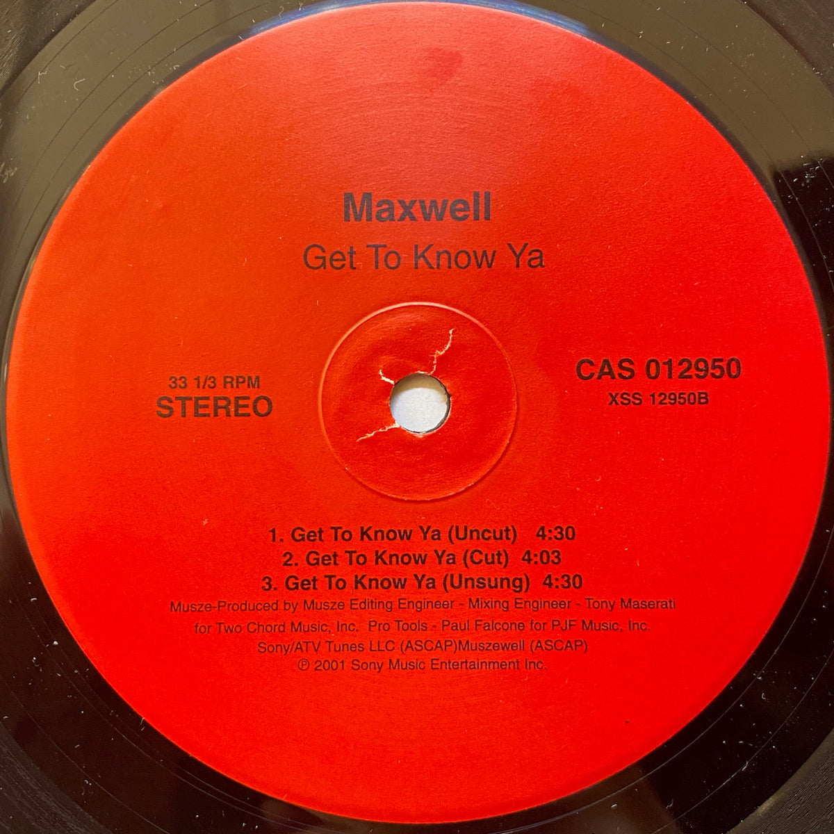 Maxwell / Get To Know Ya | VINYL7 RECORDS
