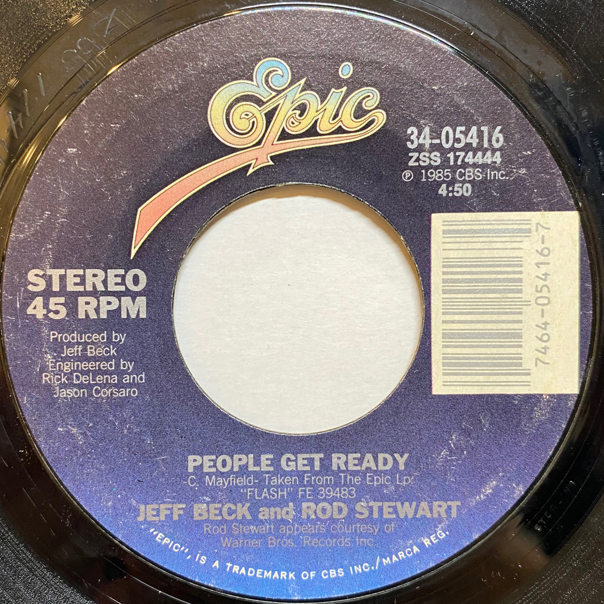 Jeff Beck And Rod Stewart / People Get Ready | VINYL7 RECORDS