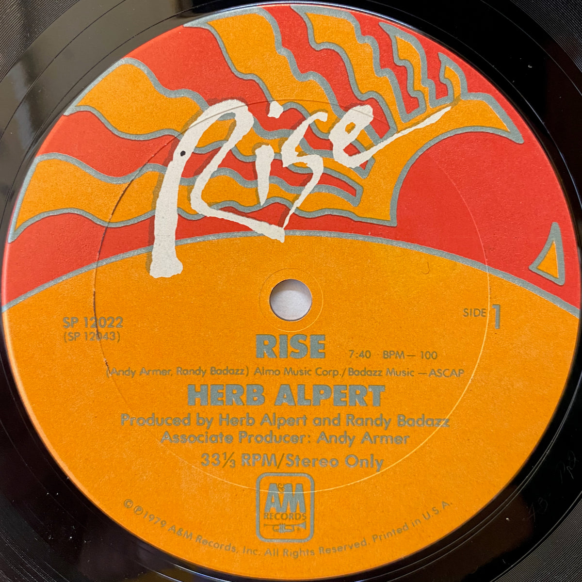 Herb Alpert / Rise | VINYL7 RECORDS