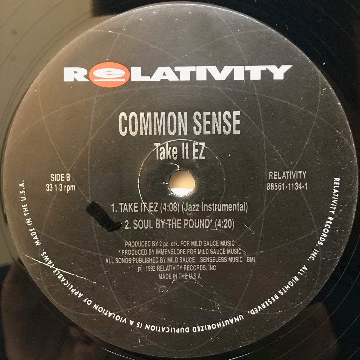 Common Sense - Take it EZ レコードオリジナルHiphop - ヒップホップ 