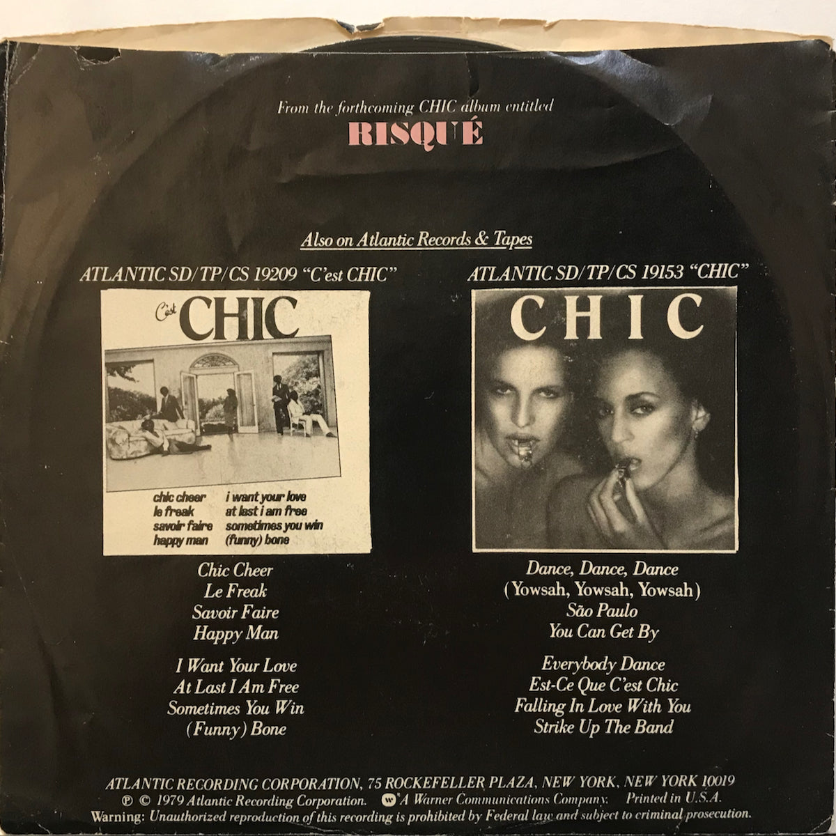Chic / Good Times | VINYL7 RECORDS