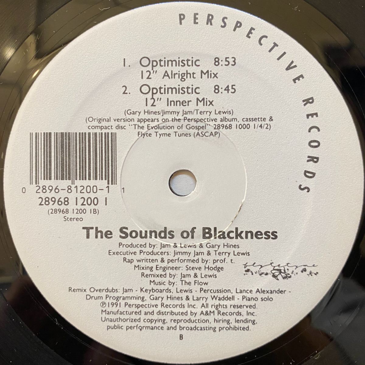 Optimistic Sounds Of Blackness, The VINYL7 RECORDS