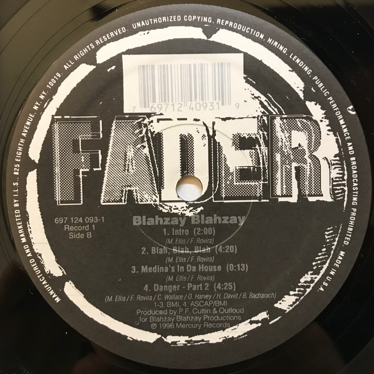 Blahzay Blahzay / Blah Blah Blah | VINYL7 RECORDS