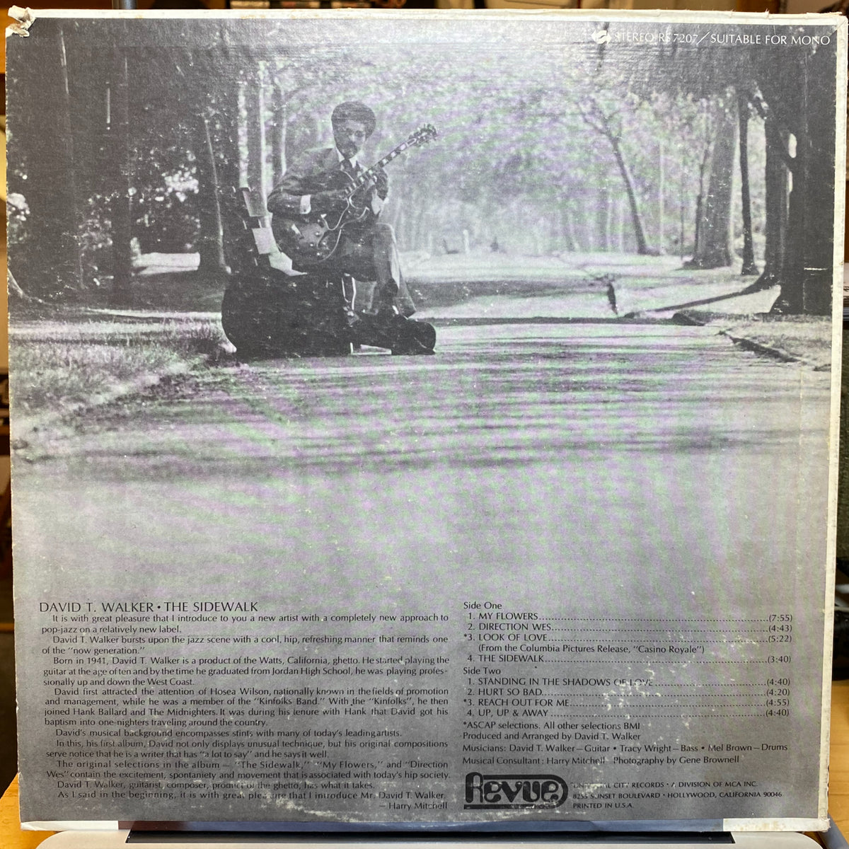 David T. Walker / The Sidewalk | VINYL7 RECORDS