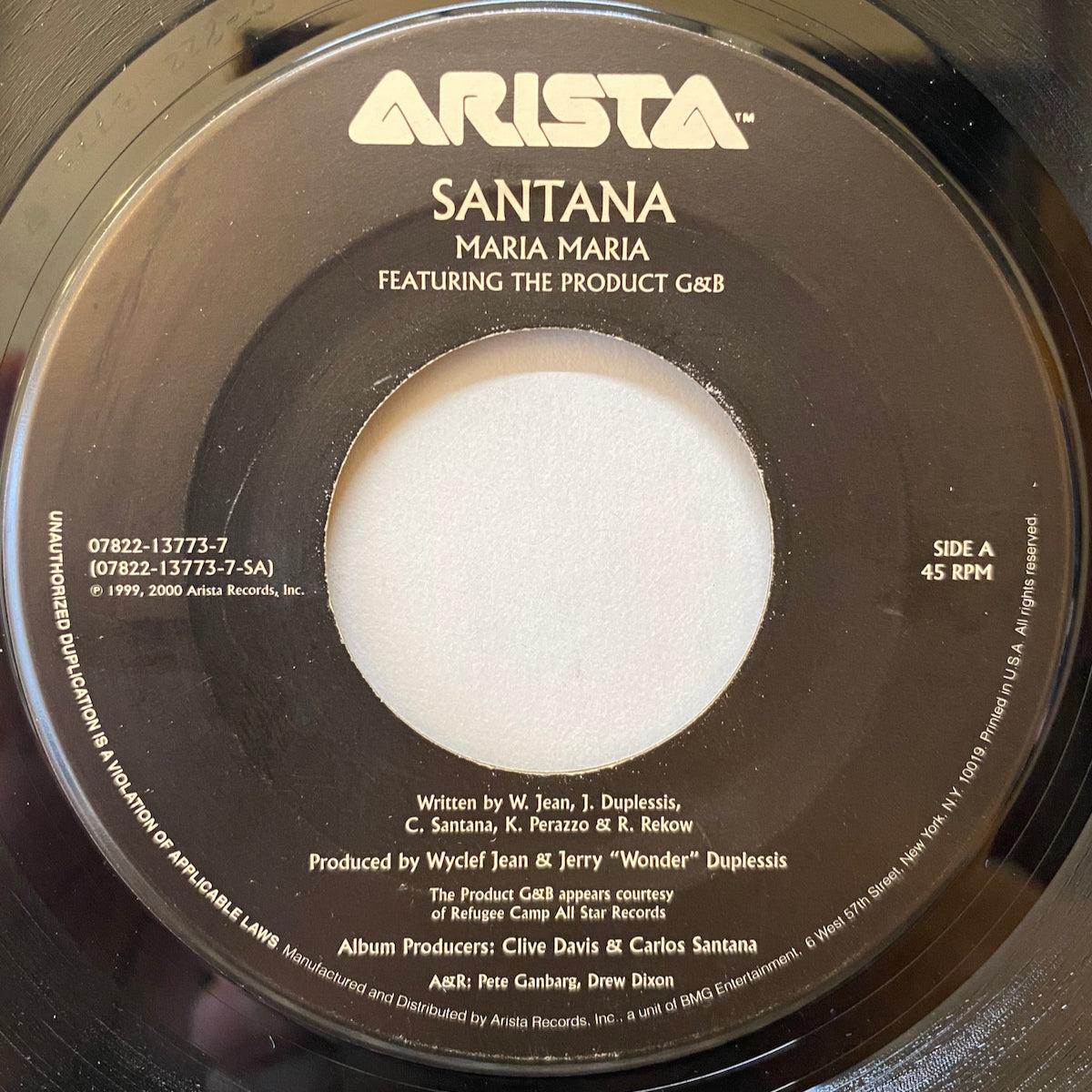 Santana / Maria Maria / Smooth | VINYL7 RECORDS