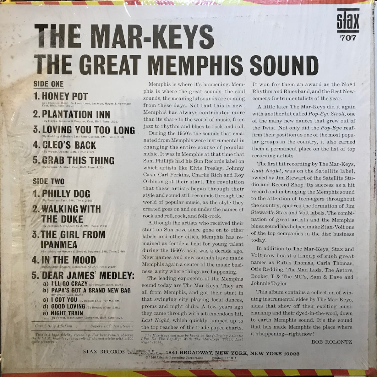 Mar-Keys, The / The Great Memphis Sound | VINYL7 RECORDS