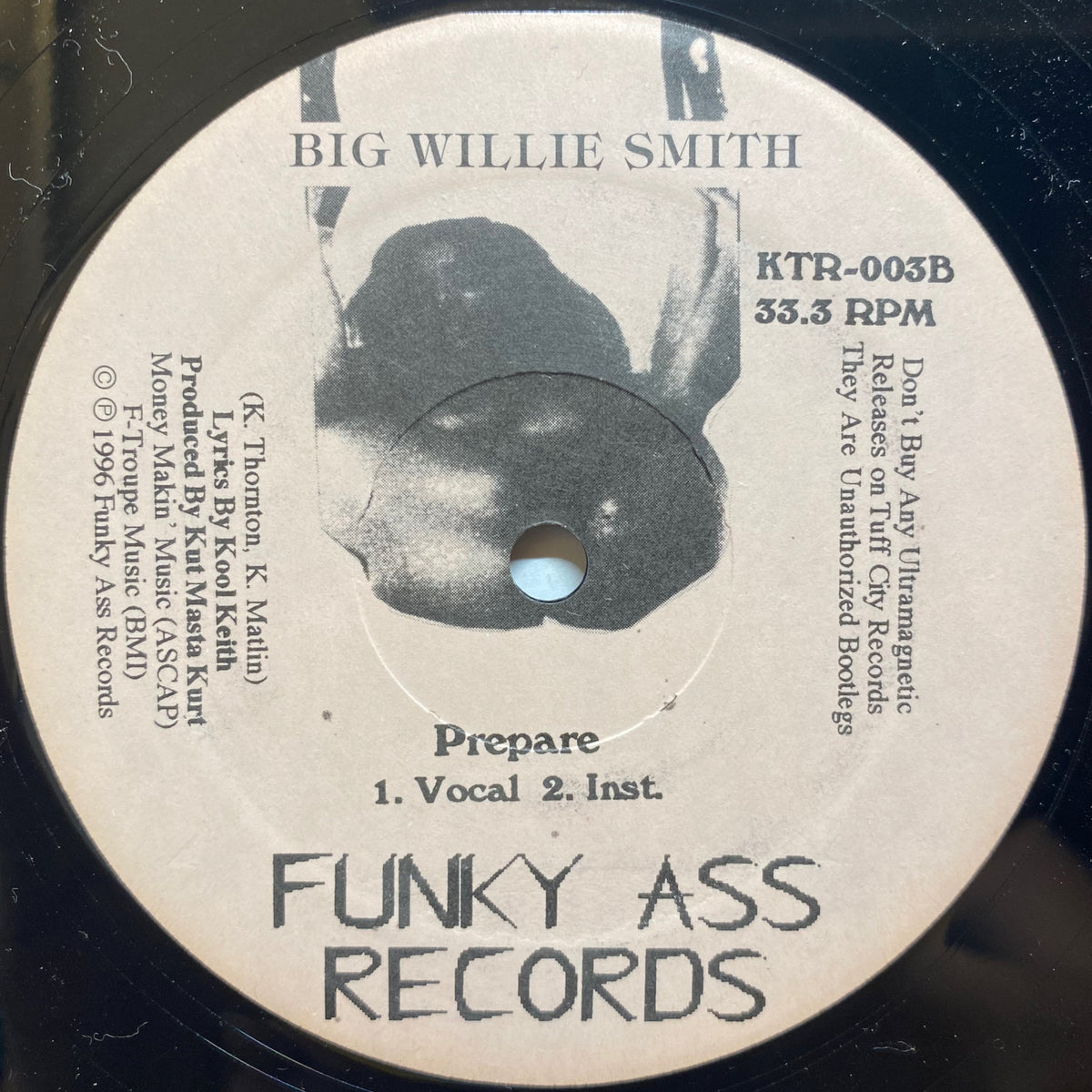 Big Willie Smith / Keep It RealRepresent '96 | VINYL7 RECORDS