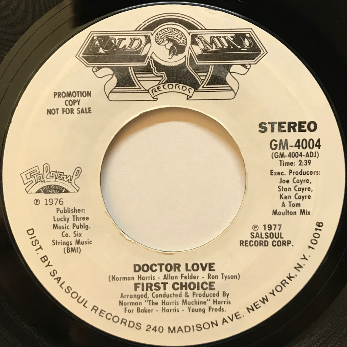 First Choice Doctor Love 7インチレコード First Choice / Doctor