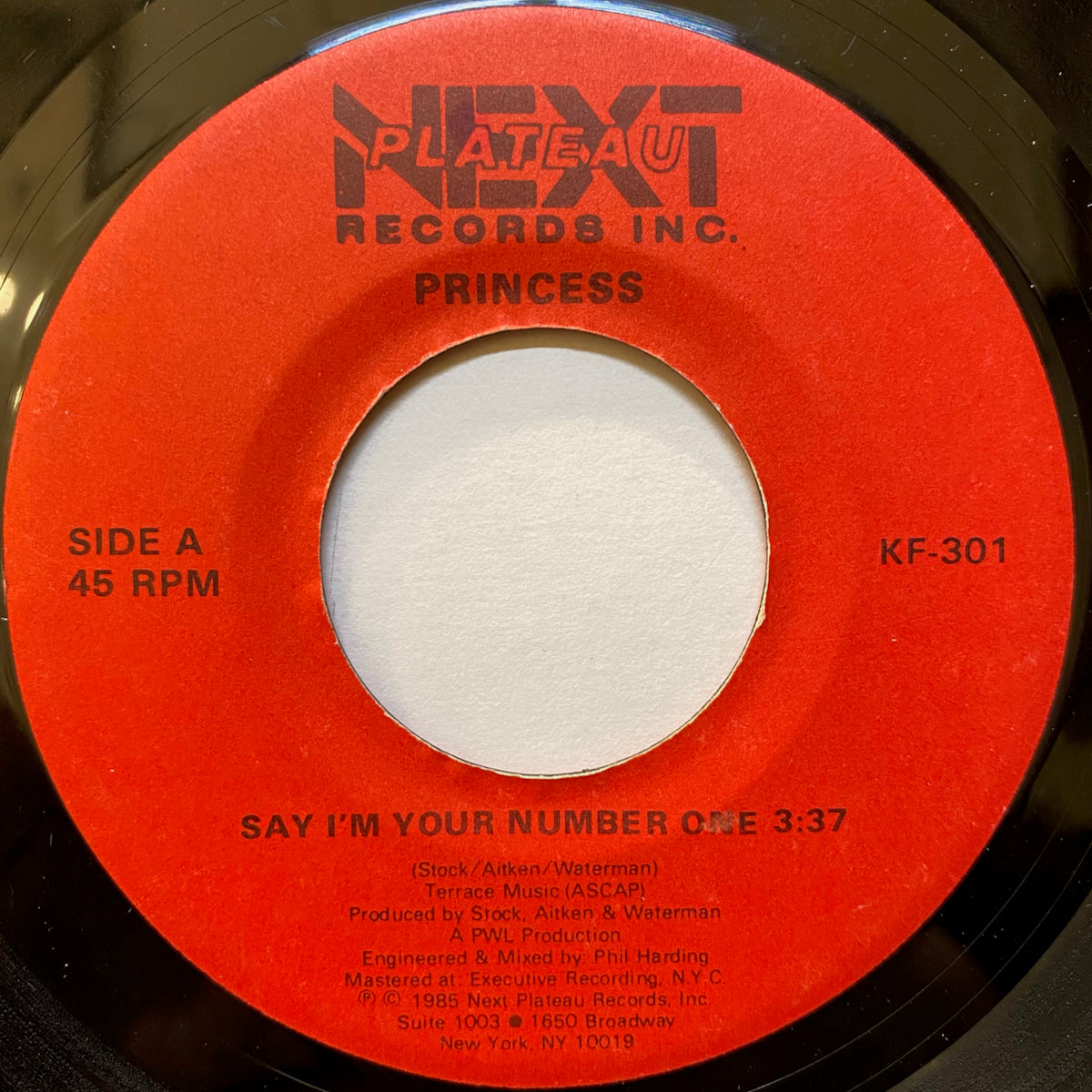 Princess / Say I'm your Number One | VINYL7 RECORDS