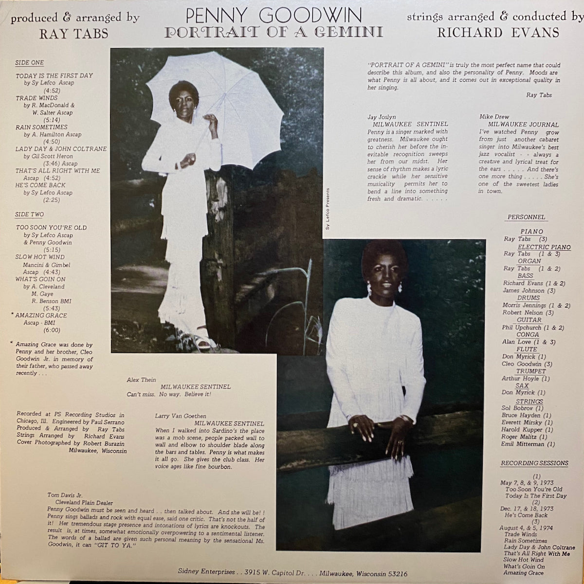 Penny Goodwin / Portrait Of A Gemini | VINYL7 RECORDS