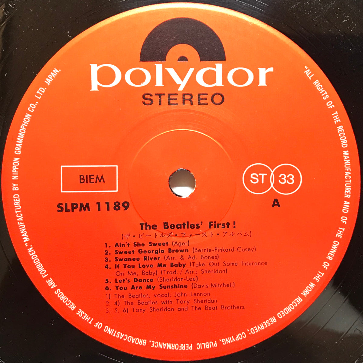 Beatles, The Featuring Tony Shelidan / The Beatles' First | VINYL7