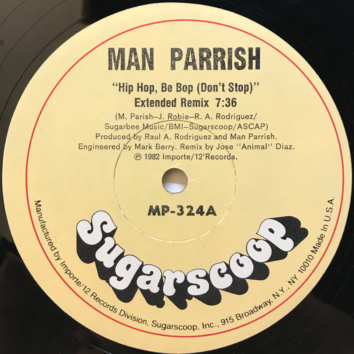 Man Parrish / Hip Hop, Be Bop(Don't Stop) | VINYL7 RECORDS