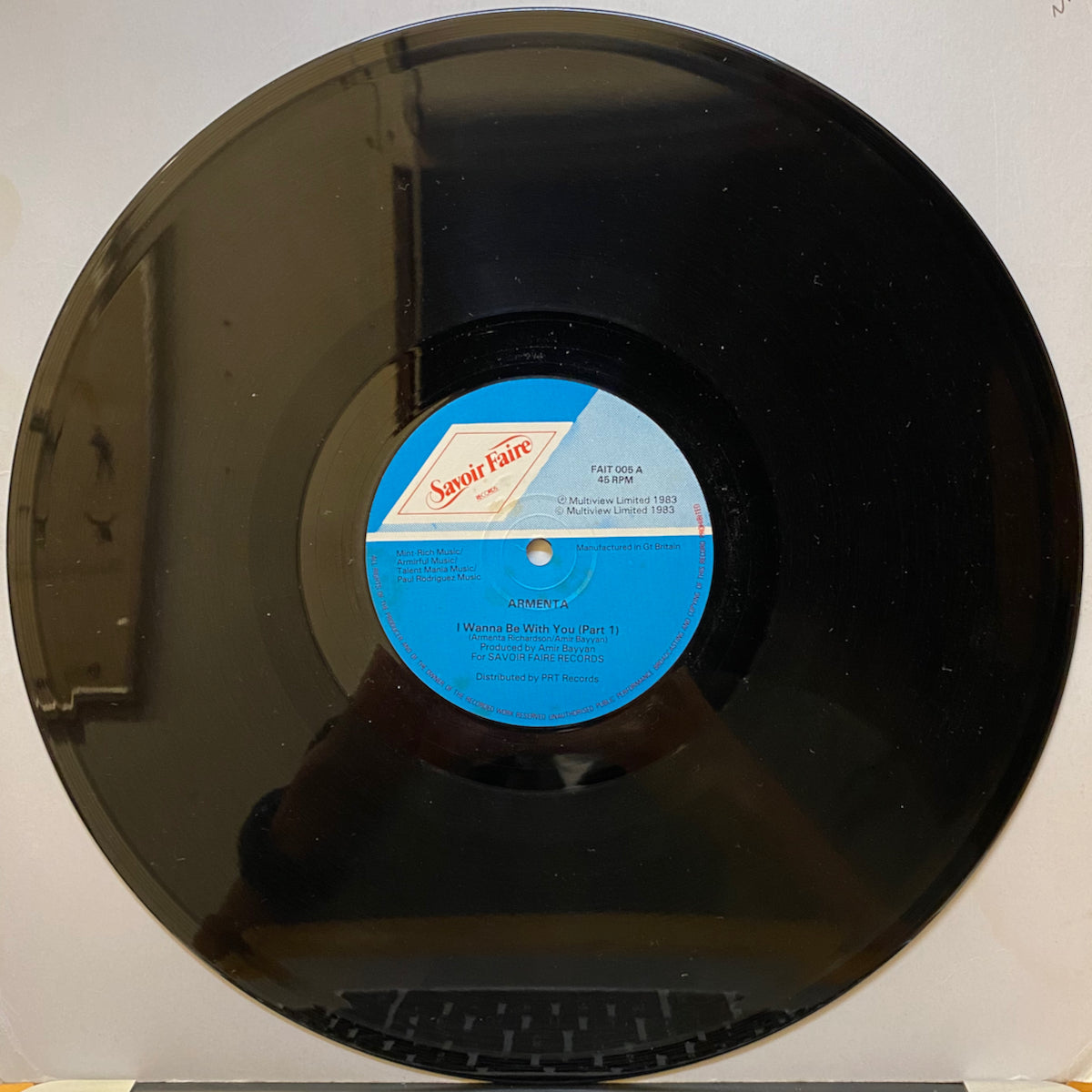 美品【7インチ】Armenta & Majik / I Wanna Be Armenta and Majik [Armenta Richardson] - I Wanna Be With You