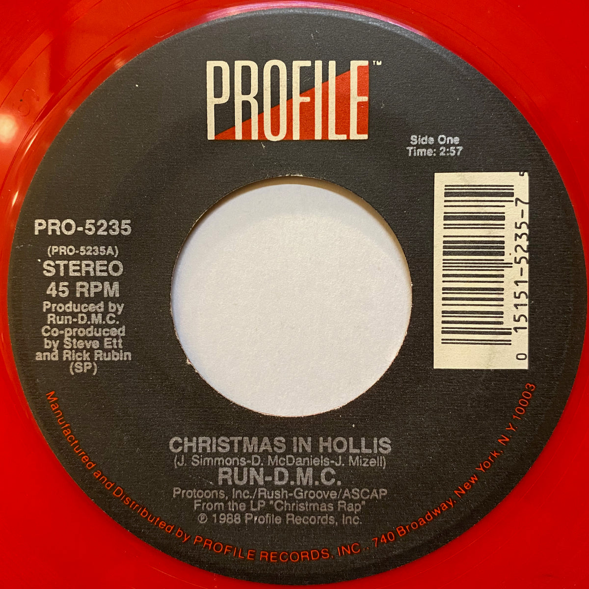 A Very Backstreet Christmas Exclusive Red Vinyl Record