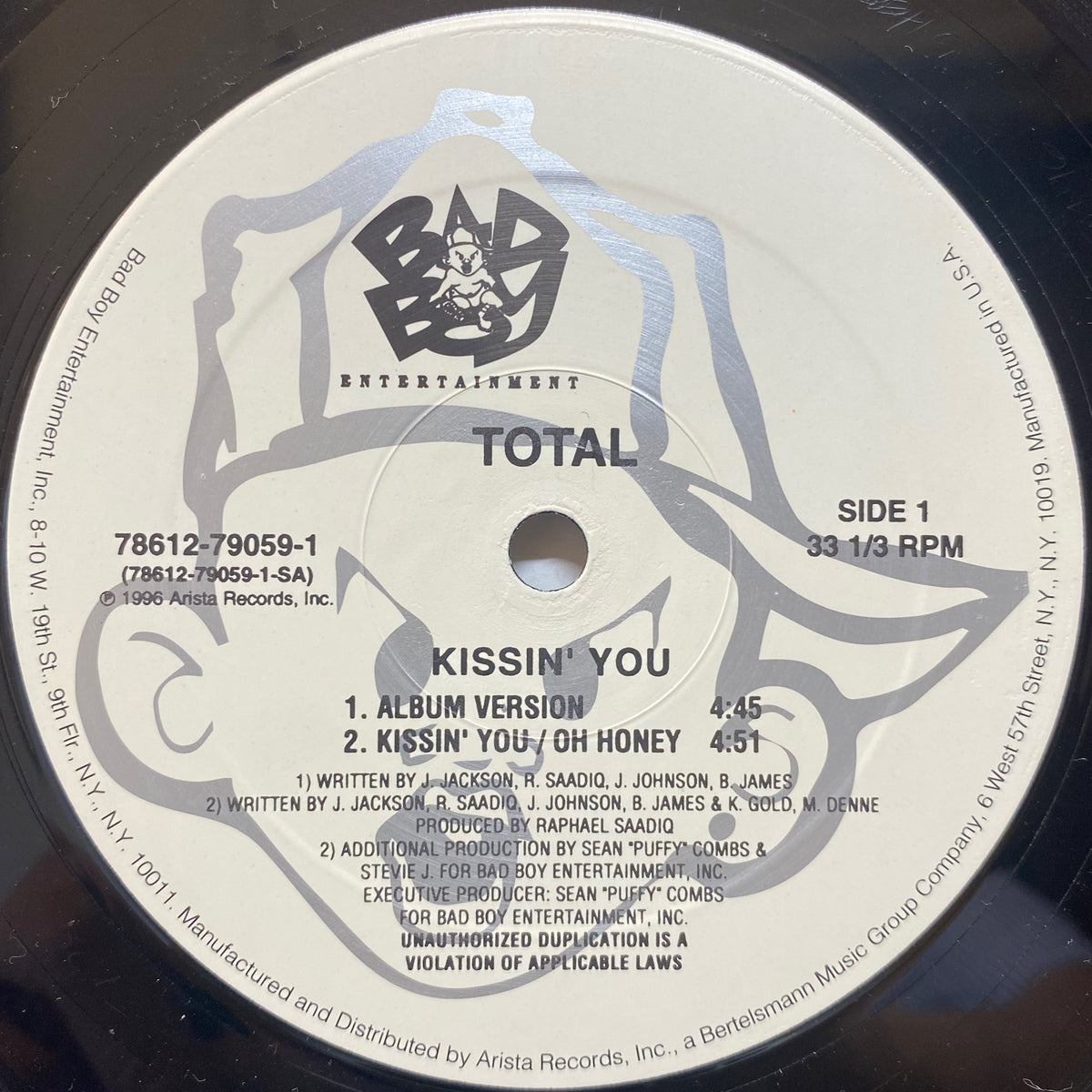 Total / Kissin' you | VINYL7 RECORDS