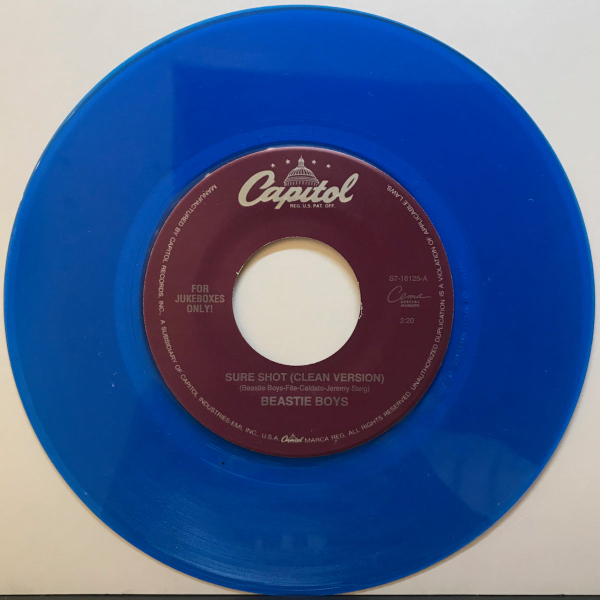 Beastie Boys / Sure Shot(Clean Version) | VINYL7 RECORDS