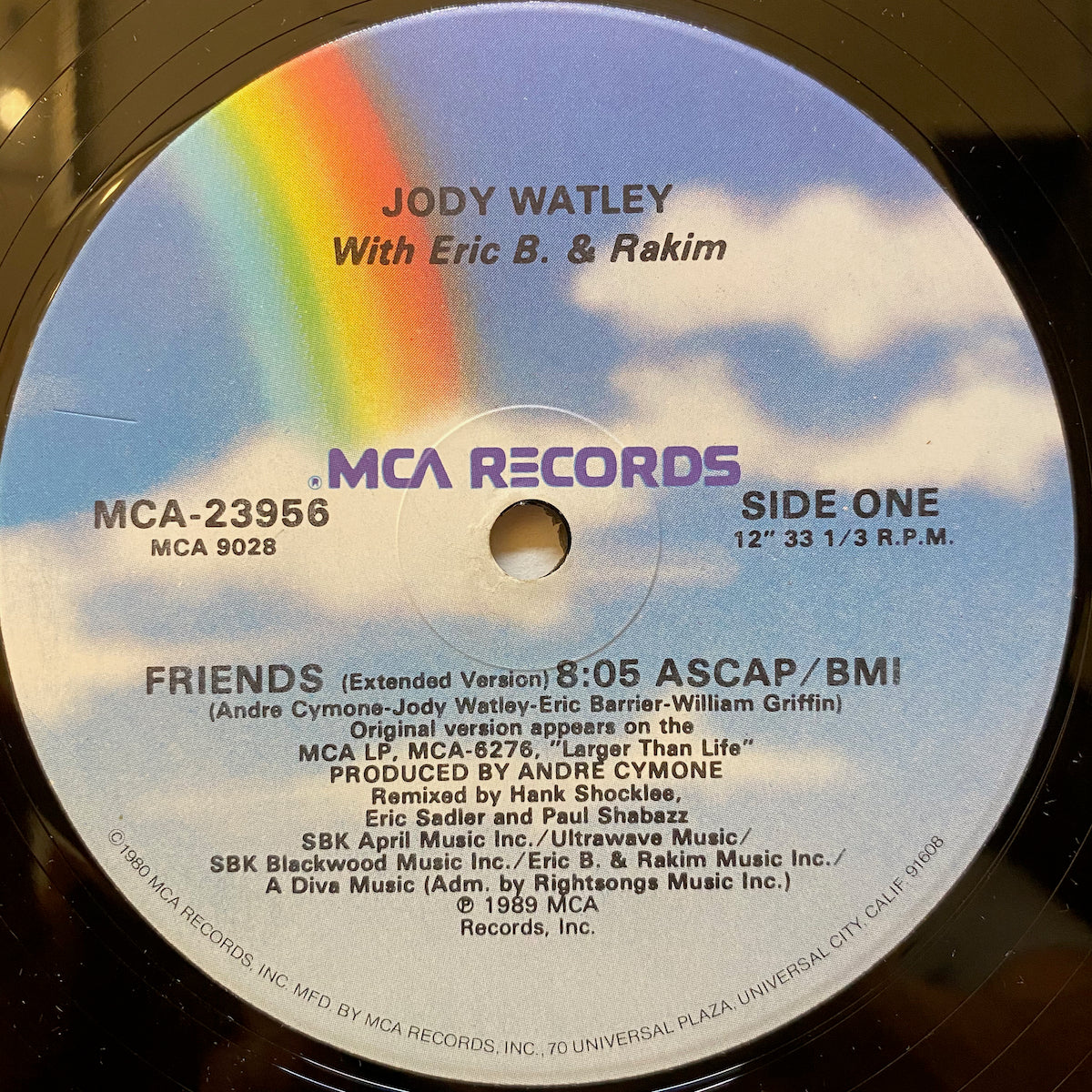 Jody Watley with Eric B. & Rakim / Friends | VINYL7 RECORDS