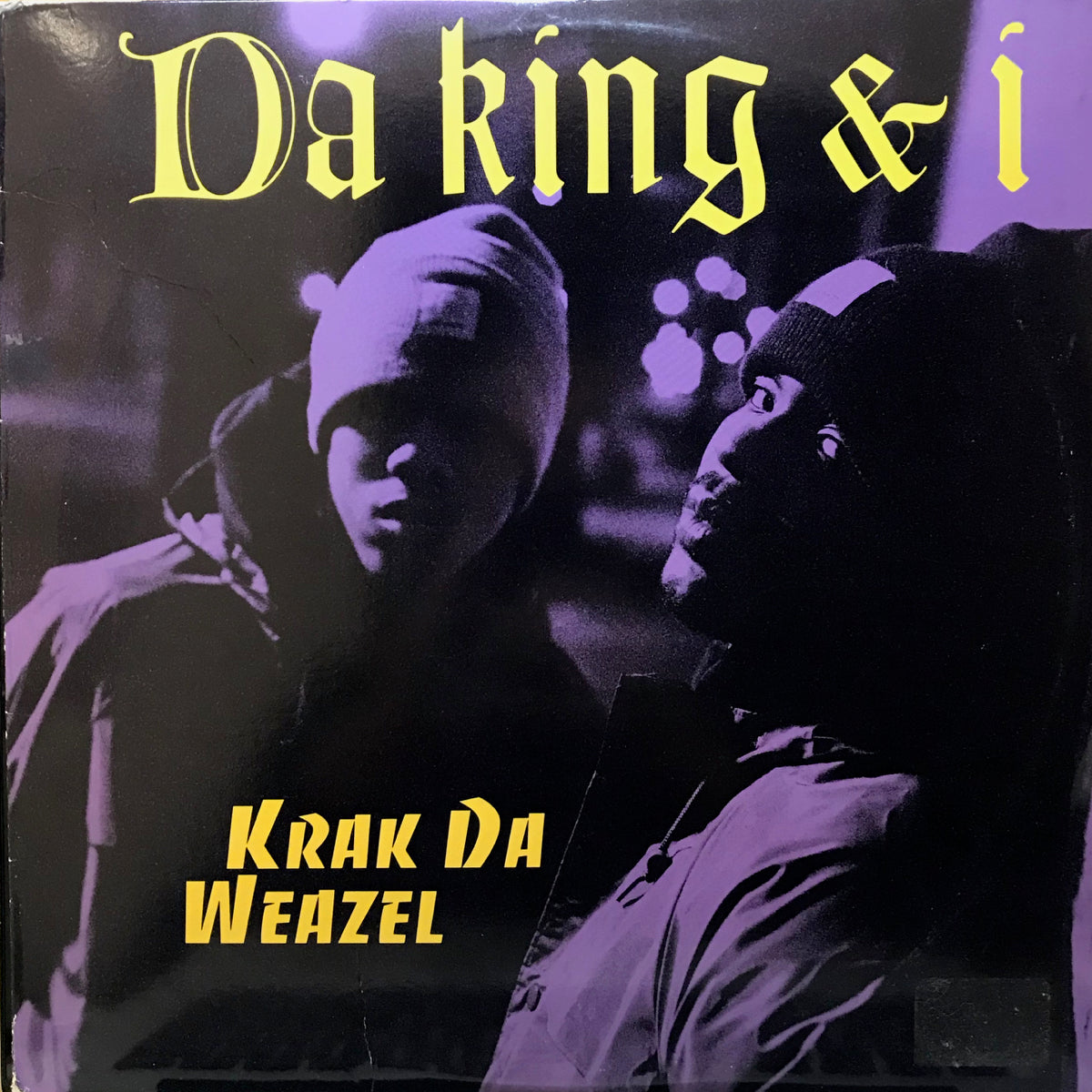 シュリンク付き美品 Da King & I LP HIPHOP RAP レコード Da King & I / Krak Da Weazel | VINYL7 RECORDS