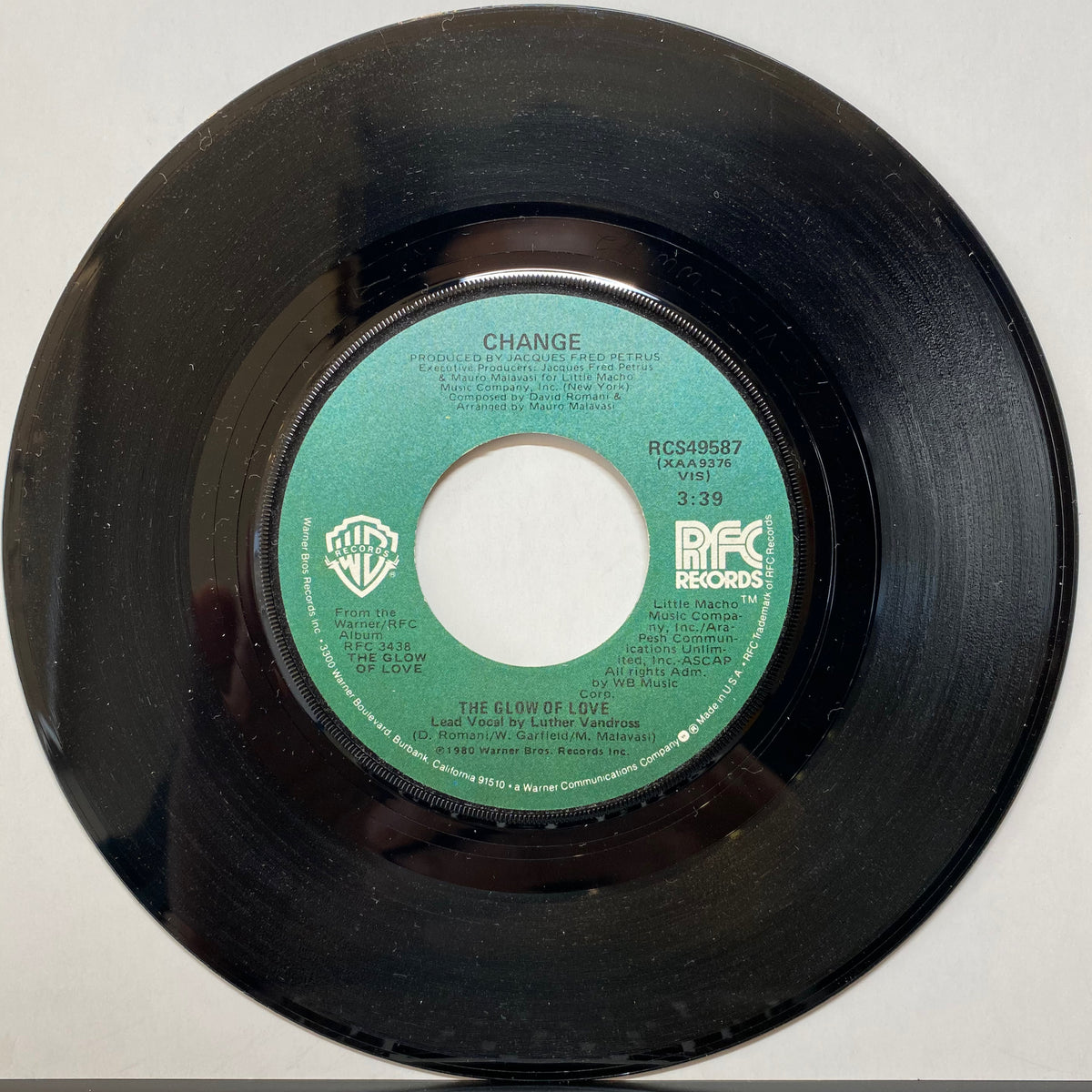 Change / The Glow Of Love | VINYL7 RECORDS