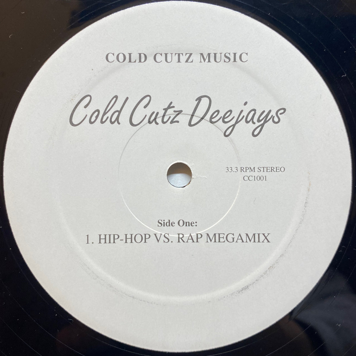 Cold Cutz Deejays / Hip-Hop vs. Rap Megamix | VINYL7 RECORDS