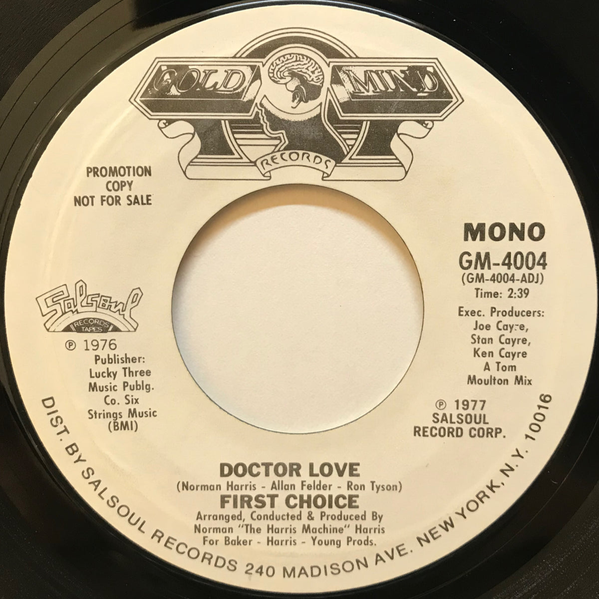 First Choice / Doctor Love | VINYL7 RECORDS