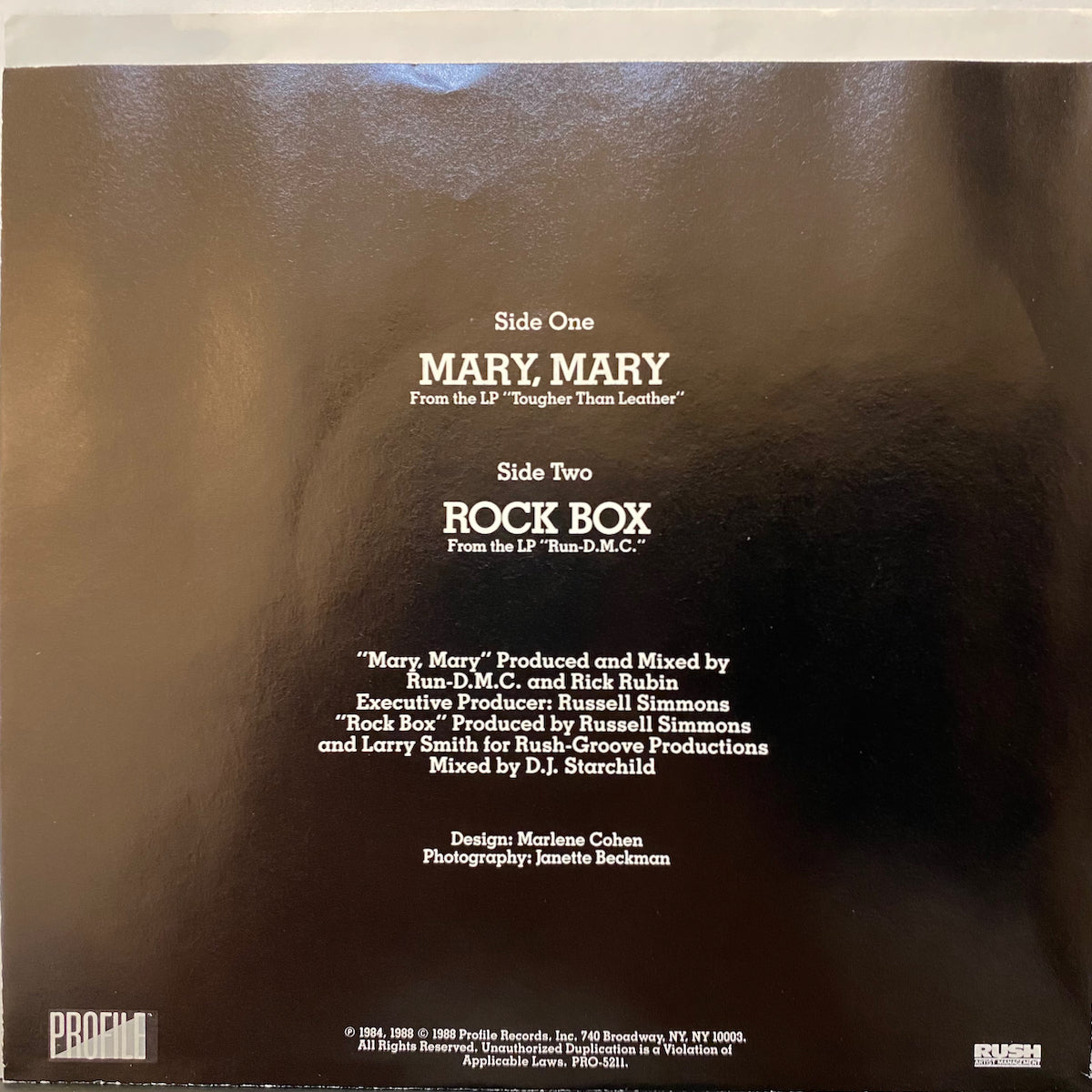 Run-D.M.C. / Mary Mary | VINYL7 RECORDS