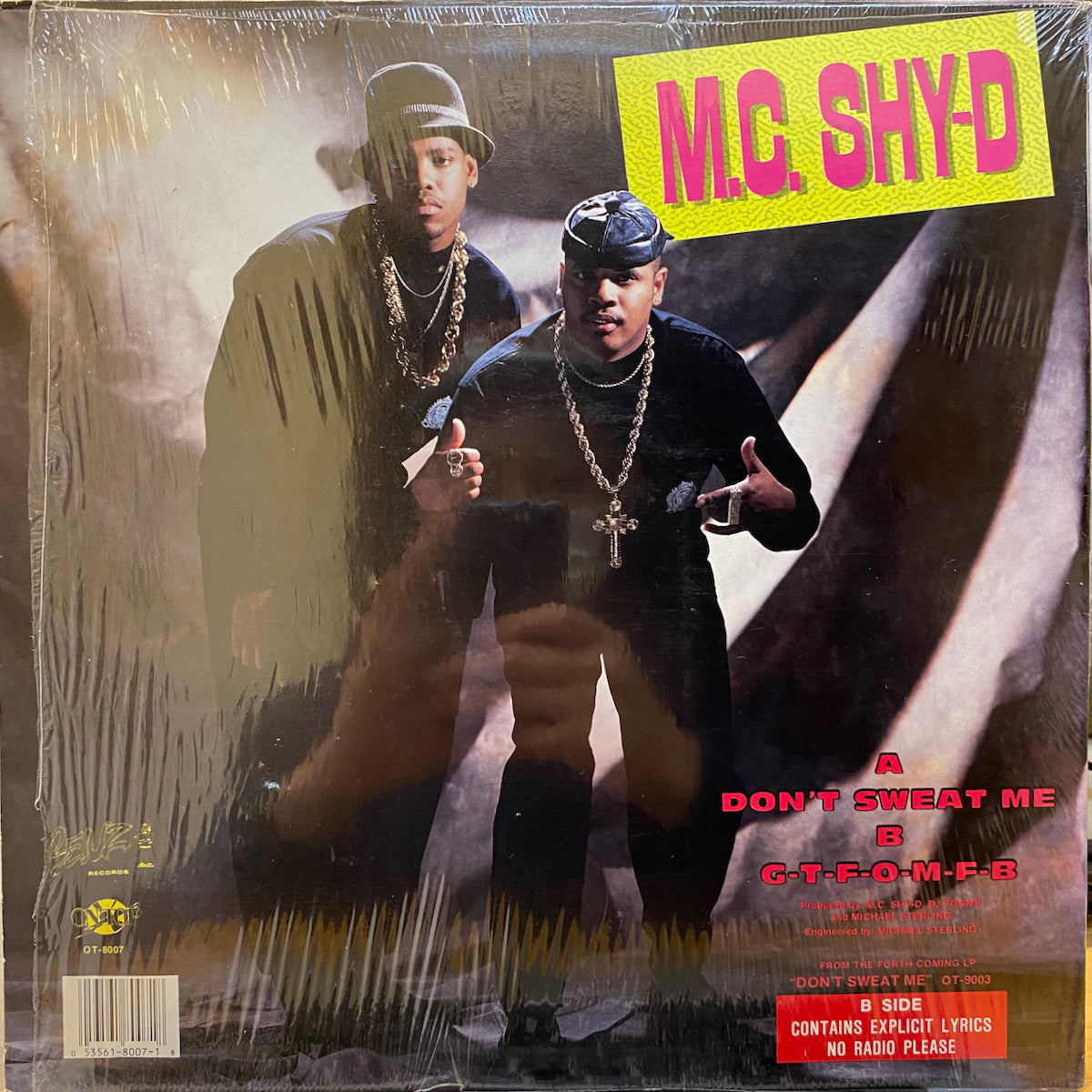 M.C. SHY-D Don't Sweat Me LP レコード M.C. Shy-D / Don't Sweat Me | VINYL7 RECORDS