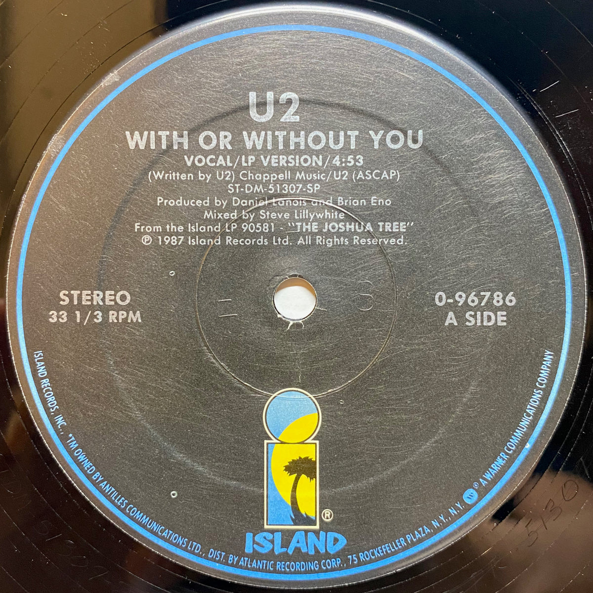 U2 / With Or Without You | VINYL7 RECORDS