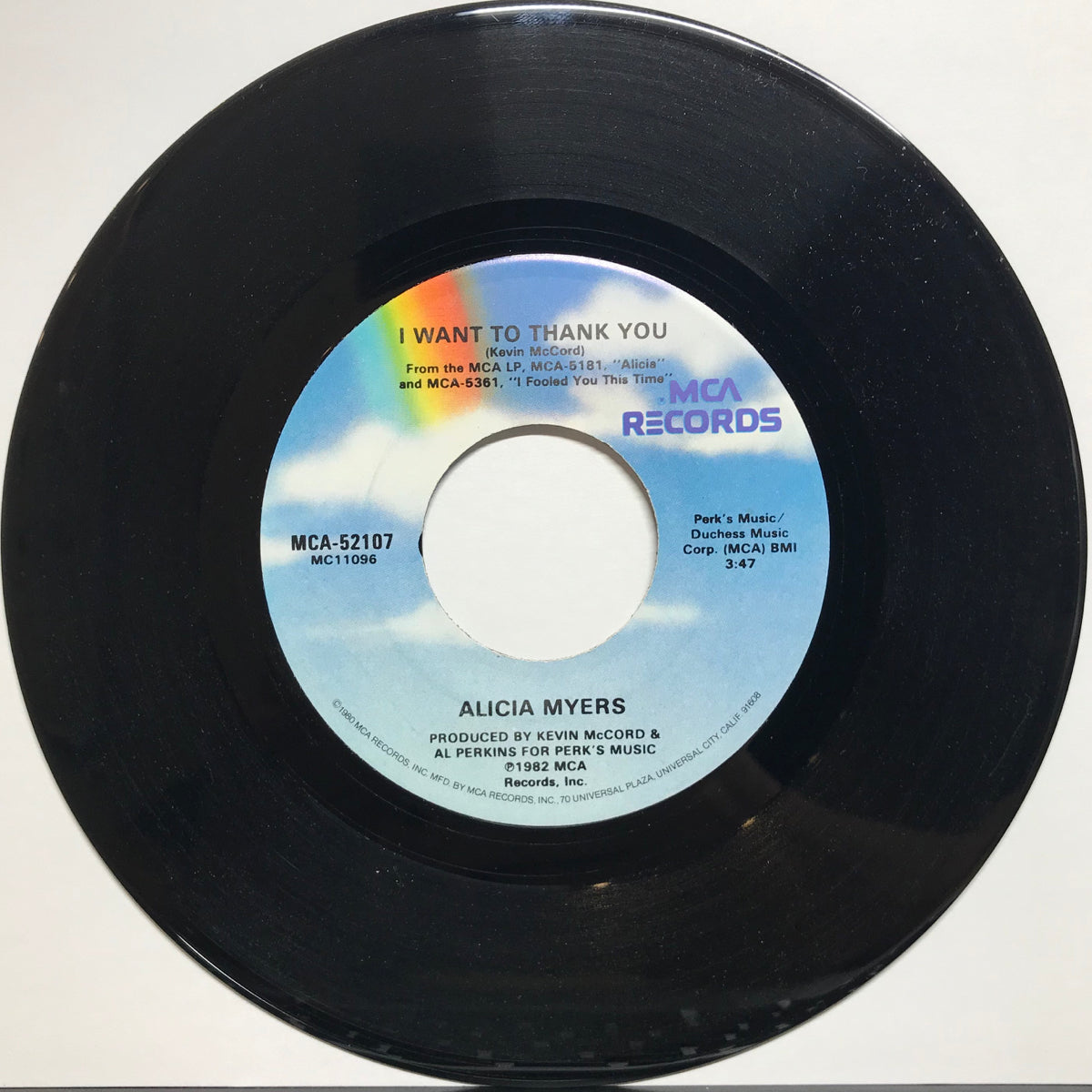 Alicia Myers / I Want To Thank You | VINYL7 RECORDS